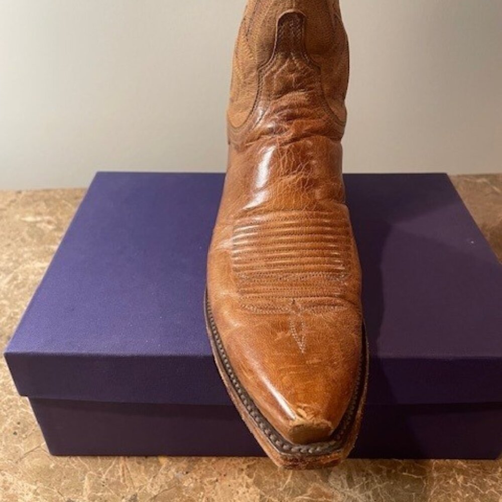 Lucchese Vintage 1883 Cowboy Boots Hand Stitched – Sz 7 - Picture 5 of 15